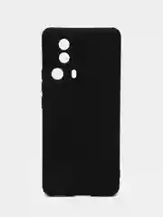 Черный чехол для Xiaomi 13 Lite (Сяоми 13 Лайт), прозрачный противоударный и черный