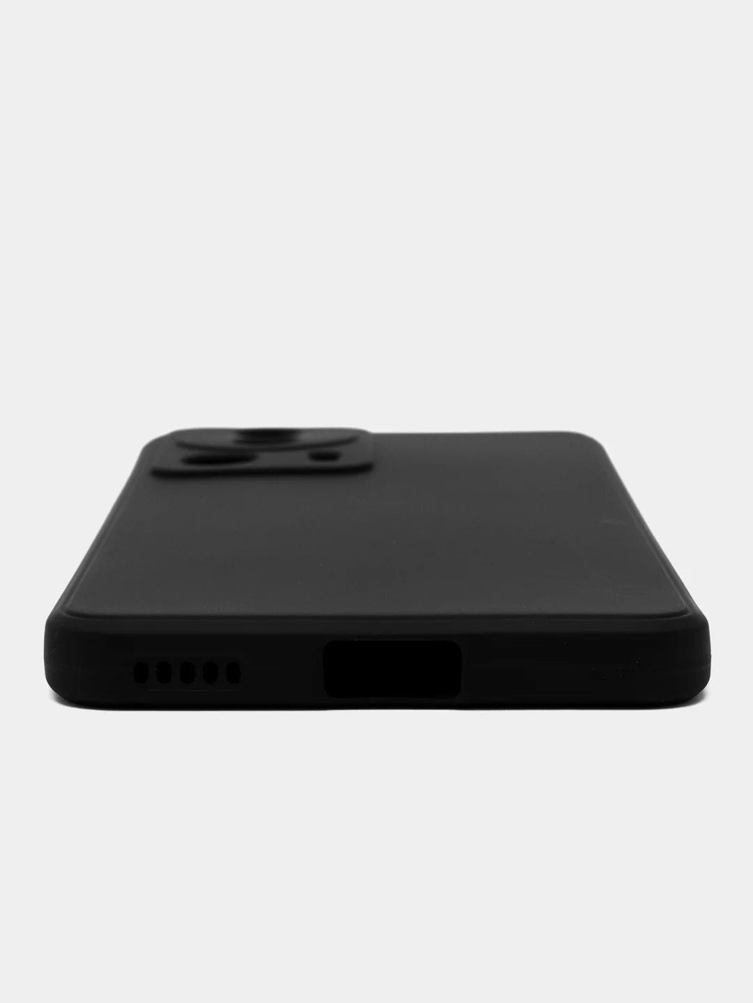 Черный чехол для Xiaomi 13 Lite (Сяоми 13 Лайт), прозрачный противоударный и черный