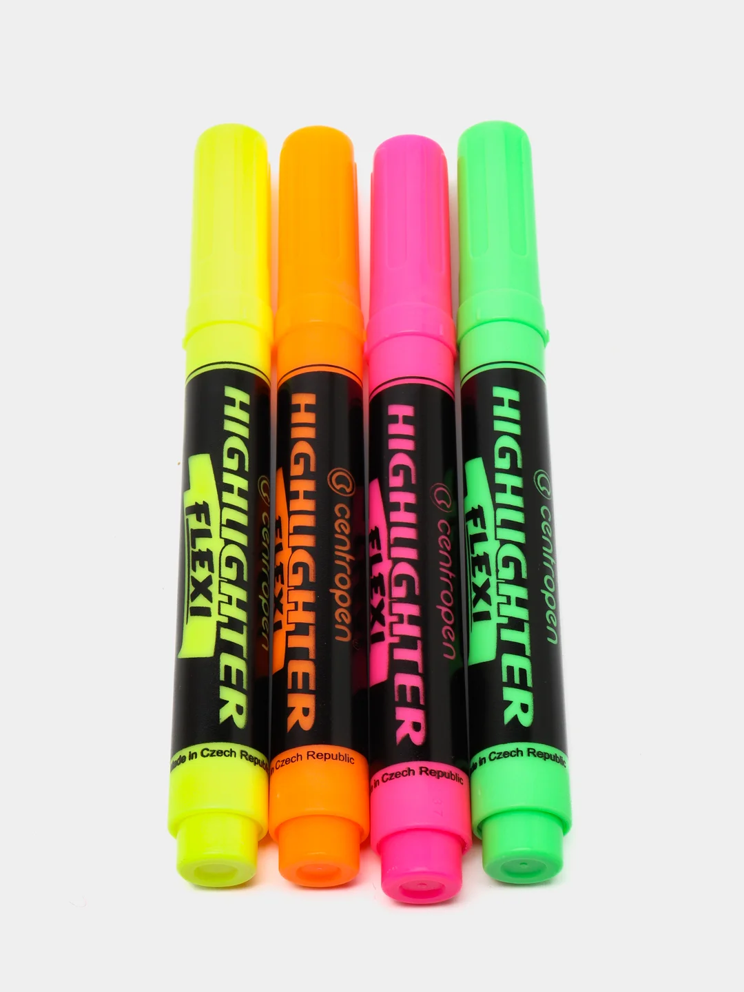 Набор текстовыделителей Centropen Flexi, 4 ярких цвета