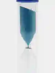Синий песочные часы с обозначением 1, 3, 5, 10 минут