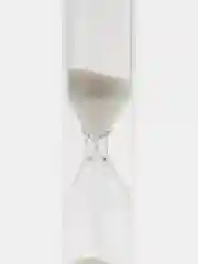Белый песочные часы с обозначением 1, 3, 5, 10 минут