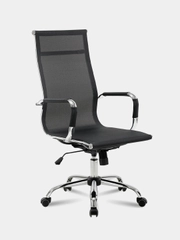 Кресло офисное Brabix Line Ex-530, хром, сетка