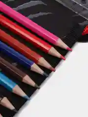 Пенал BRAUBERG с наполнением, 1 отд, 1 откидная планка, 24 предмета, 21х14см,Colorful lion