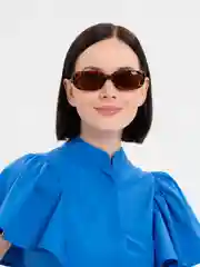 Хаки солнцезащитные очки