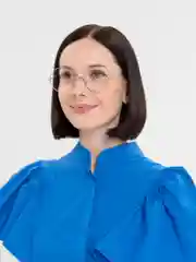 Серебряный круглые имиджевые очки