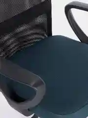 Компьютерное, офисное компактное кресло с подлокотниками Brabix Jet MG-315, сетка, ткань