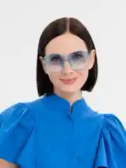 Голубой очки женские, солнцезащитные, винтажные