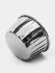 Серебряный форма бумажная Маффин, для выпечки, 5 x 7 х 4 см