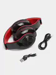 Красный наушники беспроводные, с микрофоном для телефона, Bluetooth