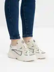 Кремовый кроссовки женские, для ходьбы и бега