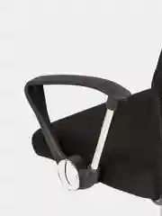 Кресло BRABIX Flash MG-302, с подлокотниками, хром, черное, 530867
