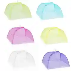 Розовый чехол-зонтик для защиты еды от насекомых, 40x40 см