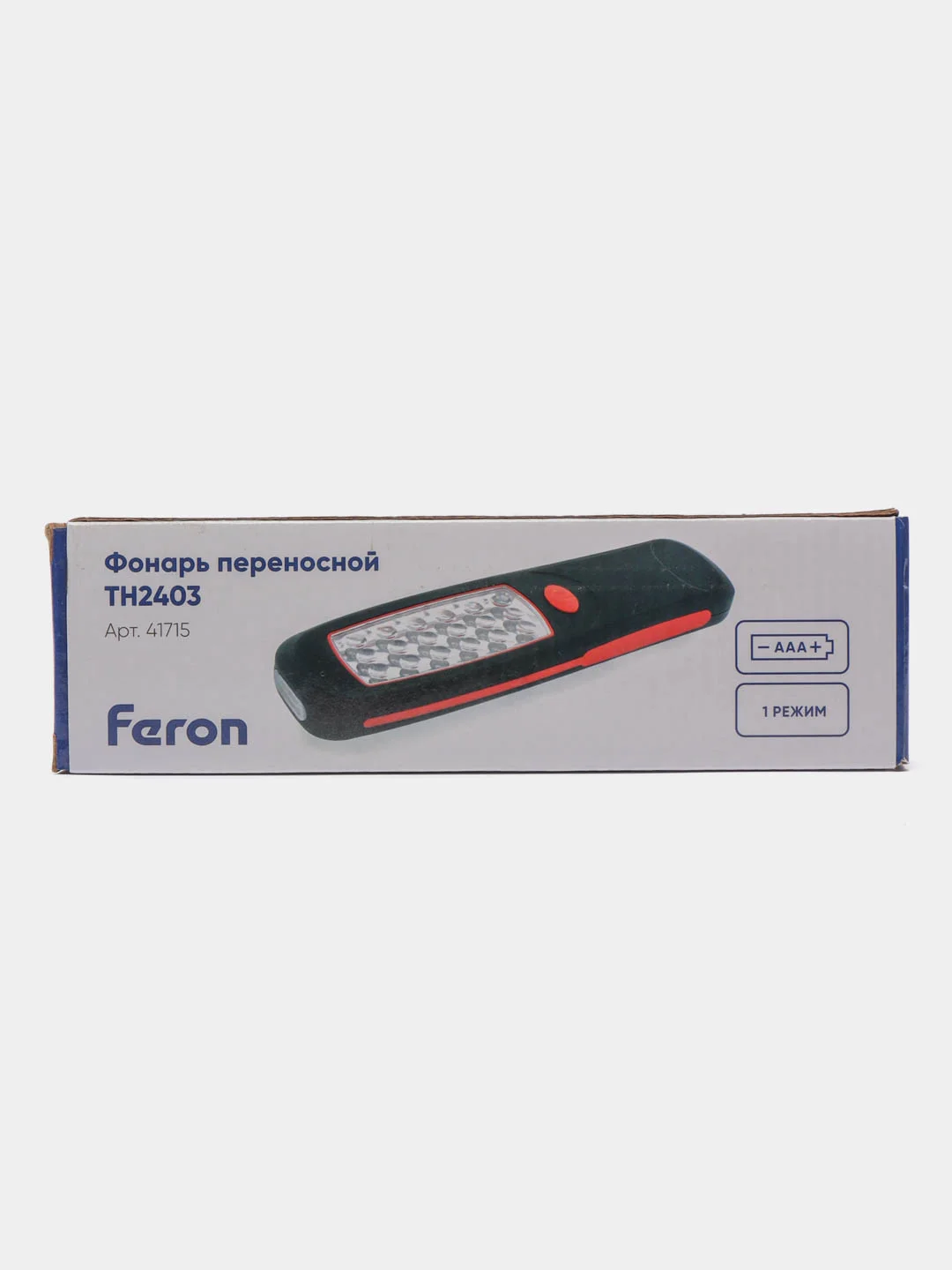 Фонарь светодиодный переносной, работающий от батареек 3*АA, 2W,41715