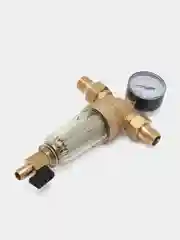 Фильтр промывной с манометром TIM JH-1002