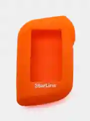 Оранжевый чехол  брелка сигнализации от Starline  А36/А39/А63/А93 силиконовый