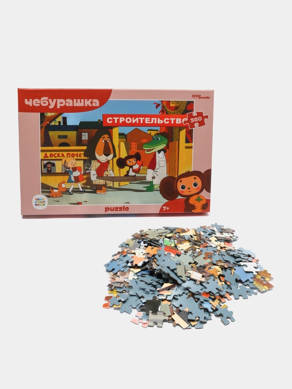 Развивающая игрушка-пазл "Чебурашка", 360 деталей