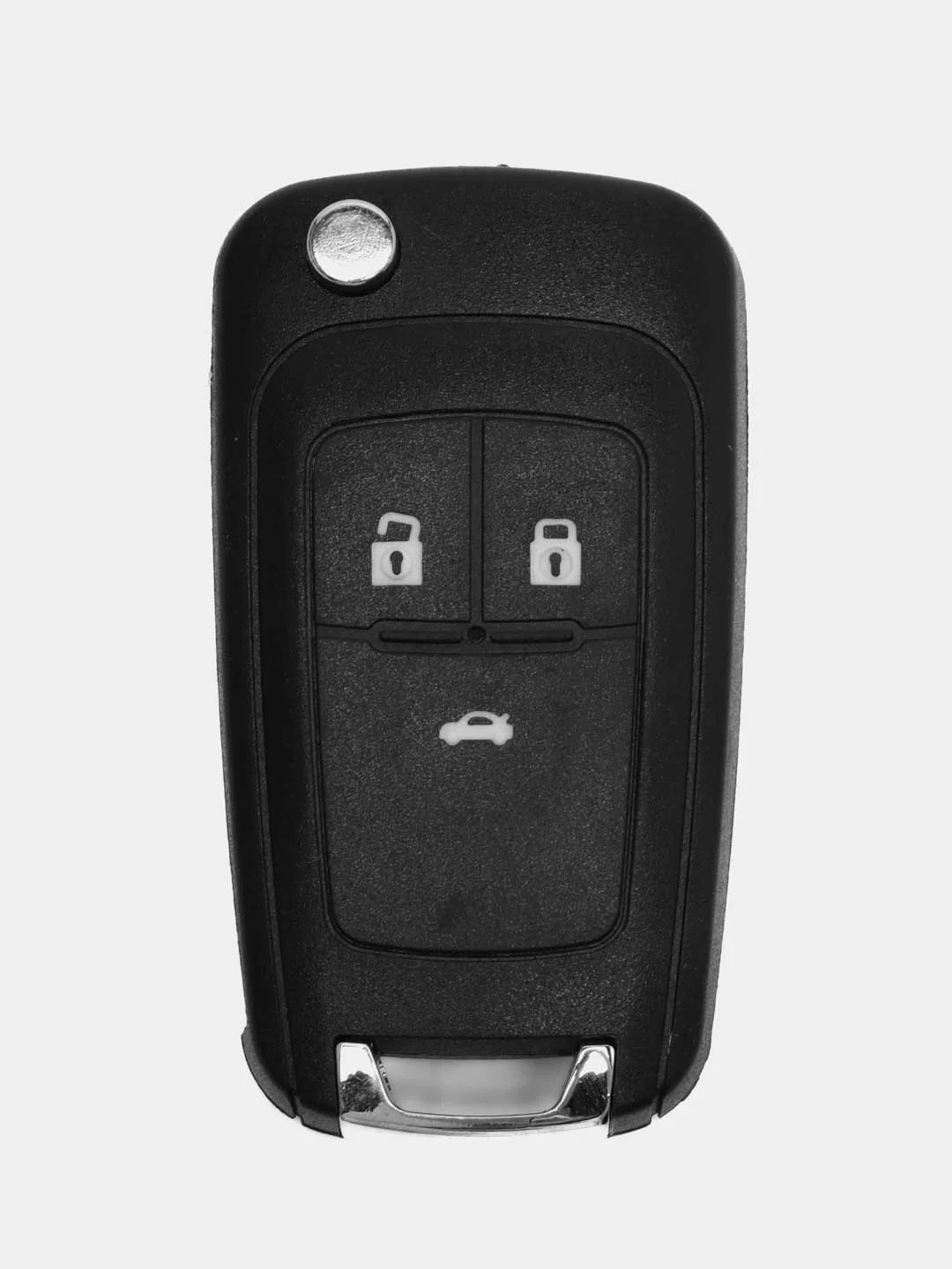 Черный корпус ключа Chevrolet Cruze Aveo Cobalt / Шевроле круз авео кобальт 3 кнопки, B6130