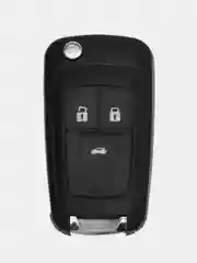 Черный корпус ключа Chevrolet Cruze Aveo Cobalt / Шевроле круз авео кобальт 3 кнопки, B6130