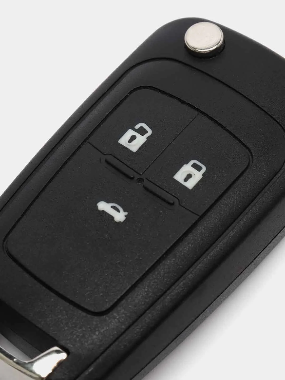 Черный корпус ключа Chevrolet Cruze Aveo Cobalt / Шевроле круз авео кобальт 3 кнопки, B6130