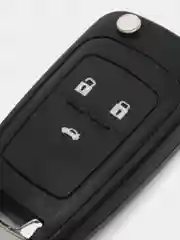 Черный корпус ключа Chevrolet Cruze Aveo Cobalt / Шевроле круз авео кобальт 3 кнопки, B6130