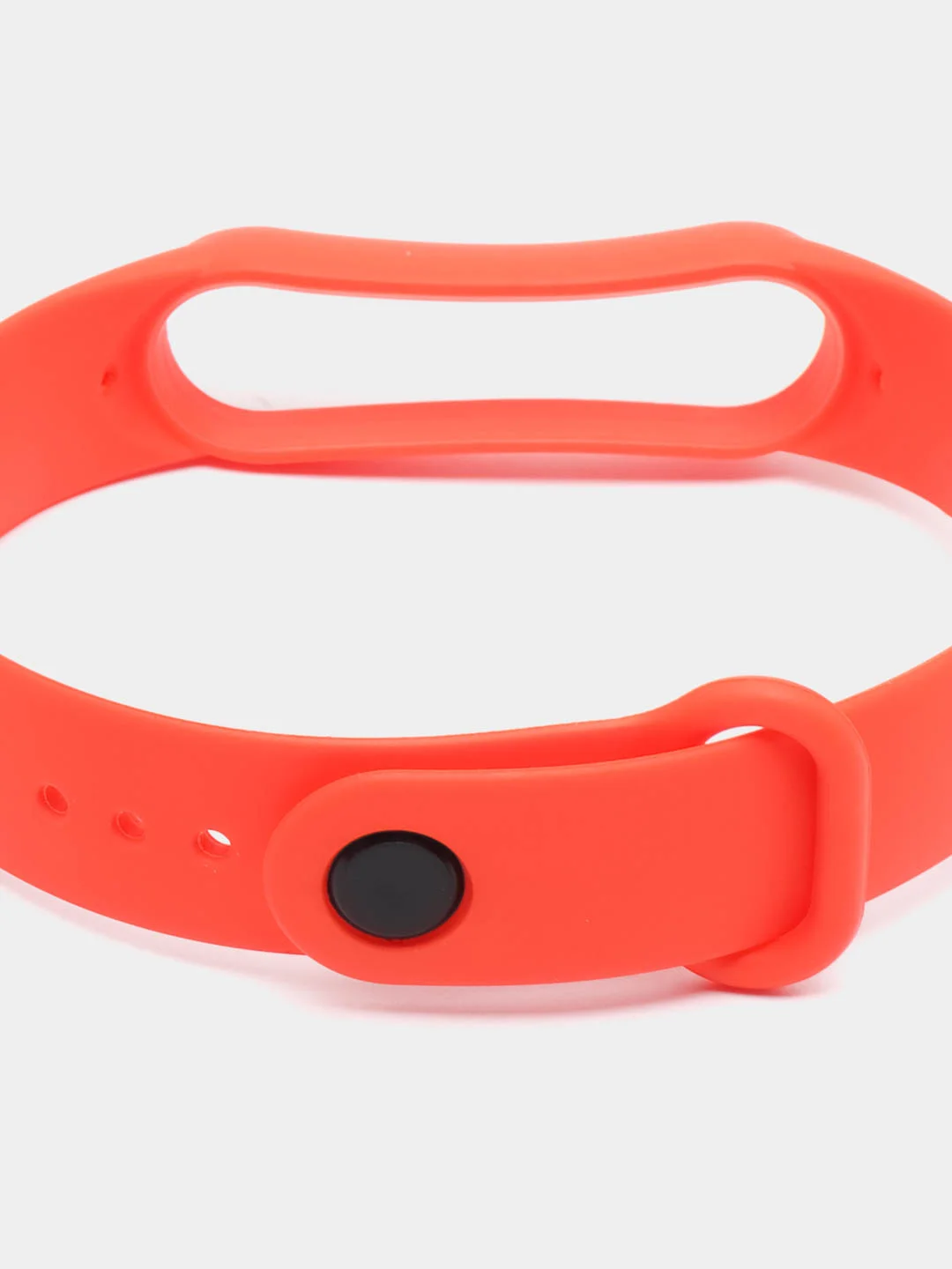 Cиликоновый ремешок для фитнес-браслета Xiaomi Mi Band 5 / Xiaomi Mi Band 6, оранжевый