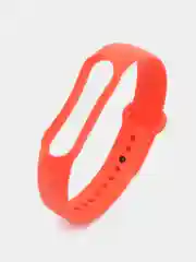 Cиликоновый ремешок для фитнес-браслета Xiaomi Mi Band 5 / Xiaomi Mi Band 6, оранжевый