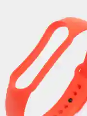 Cиликоновый ремешок для фитнес-браслета Xiaomi Mi Band 5 / Xiaomi Mi Band 6, оранжевый