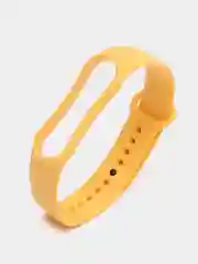 Силиконовый ремешок для фитнес-браслета Xiaomi Mi Band 5 / Xiaomi Mi Band 6, желтый