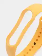 Силиконовый ремешок для фитнес-браслета Xiaomi Mi Band 5 / Xiaomi Mi Band 6, желтый