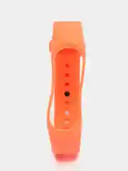 Cиликоновый ремешок для фитнес-браслета Xiaomi Mi Band 3 / Xiaomi Mi Band 4, оранжевый