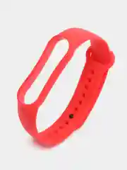 Cиликоновый ремешок для фитнес-браслета Xiaomi Mi Band 5 / Xiaomi Mi Band 6, красный