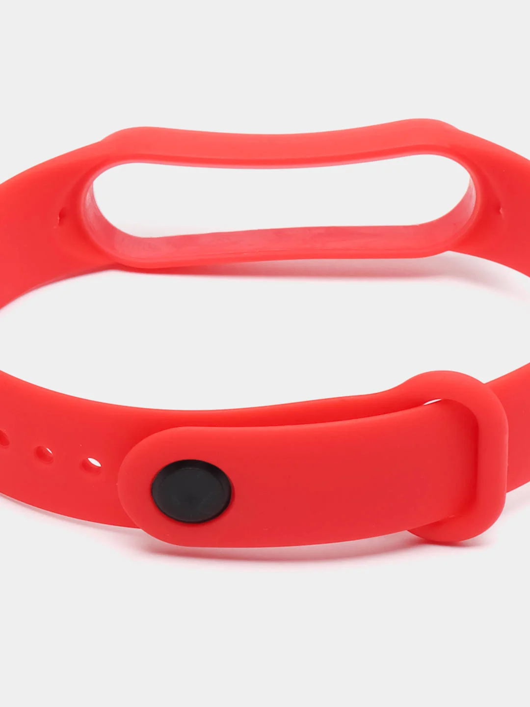 Cиликоновый ремешок для фитнес-браслета Xiaomi Mi Band 5 / Xiaomi Mi Band 6, красный