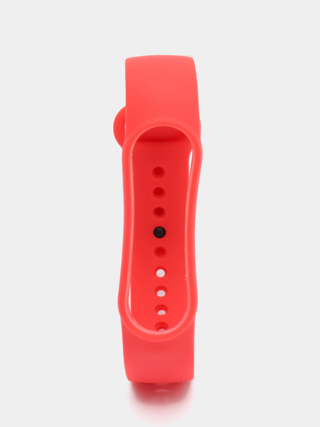 Cиликоновый ремешок для фитнес-браслета Xiaomi Mi Band 5 / Xiaomi Mi Band 6, красный