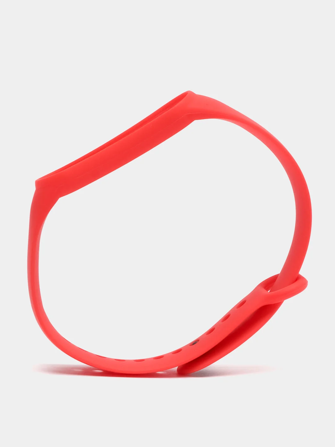 Cиликоновый ремешок для фитнес-браслета Xiaomi Mi Band 5 / Xiaomi Mi Band 6, красный