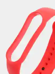 Cиликоновый ремешок для фитнес-браслета Xiaomi Mi Band 5 / Xiaomi Mi Band 6, красный