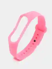 Cиликоновый ремешок для фитнес-браслета Xiaomi Mi Band 3 / Xiaomi Mi Band 4, розовый