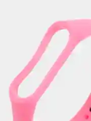 Cиликоновый ремешок для фитнес-браслета Xiaomi Mi Band 3 / Xiaomi Mi Band 4, розовый