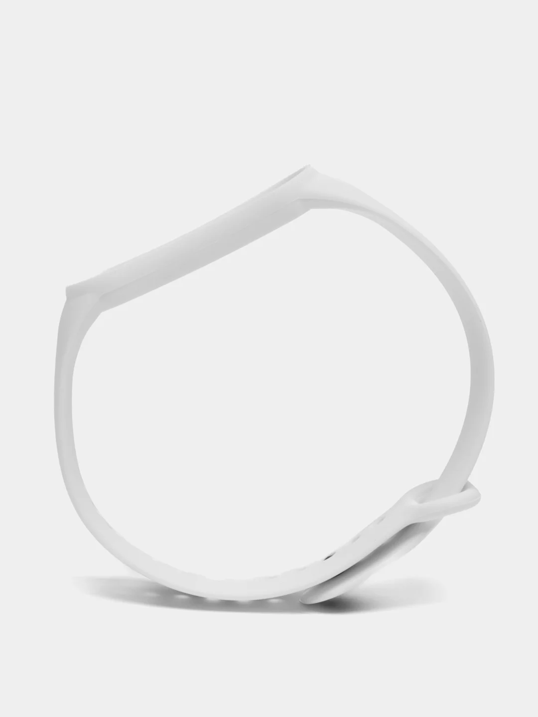 Cиликоновый ремешок для фитнес-браслета Xiaomi Mi Band 5 / Xiaomi Mi Band 6, белый