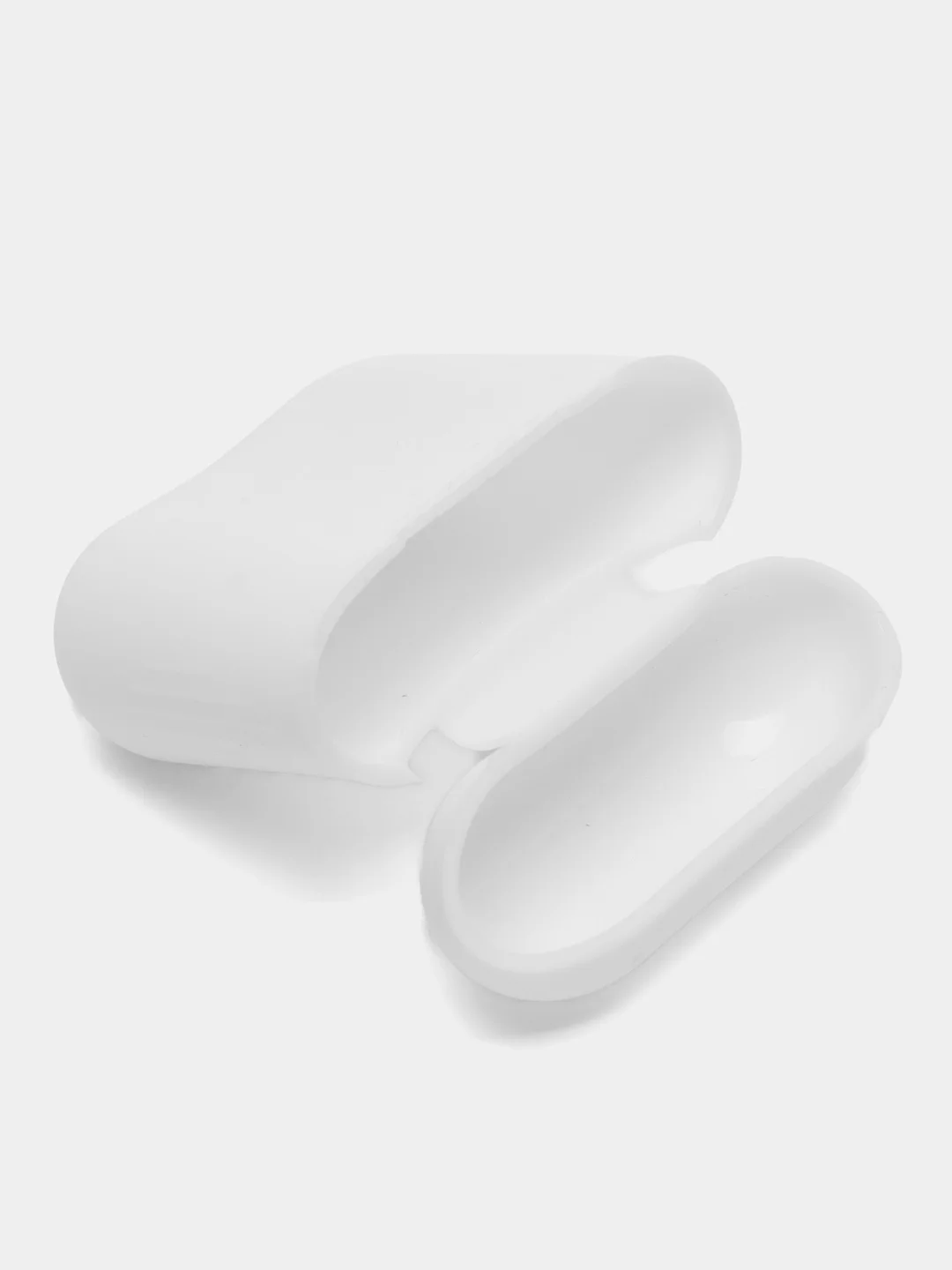Силиконовый чехол для наушников AirPods 1/2, белый