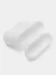 Силиконовый чехол для наушников AirPods 1/2, белый