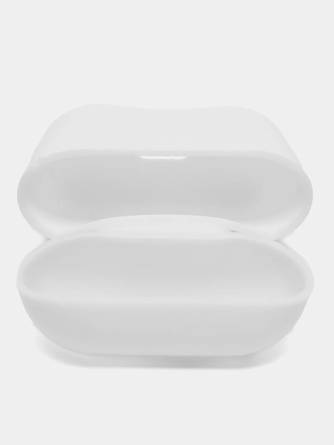 Силиконовый чехол для наушников AirPods 1/2, белый