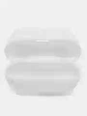 Силиконовый чехол для наушников AirPods 1/2, белый