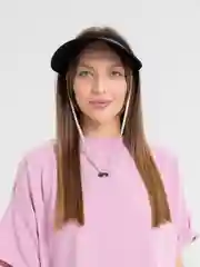 Черный солнцезащитный козырек, кепка