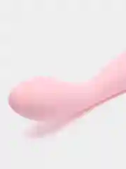 Розовый вибратор-стимулятор клитора, 5 виброрежимов, с USB