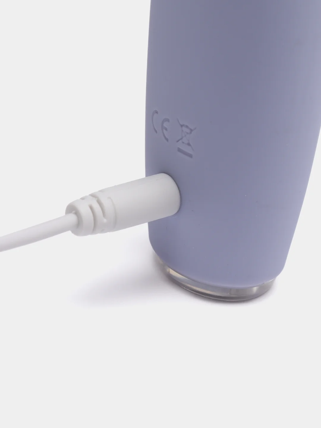 Светло-синий вибратор-стимулятор клитора, 5 виброрежимов, с USB