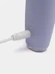 Светло-синий вибратор-стимулятор клитора, 5 виброрежимов, с USB