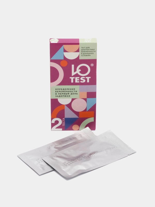 Ю-test, тест для диагностики беременности, 2 тест-полоски