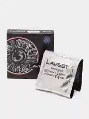 Lavest Black, черные презервативы, с ароматом колы, 3 шт