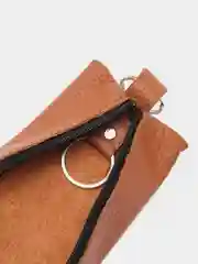 Бронзовый ключница кожаная