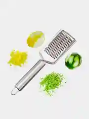 Черный терка с металлической ручкой, 24 см